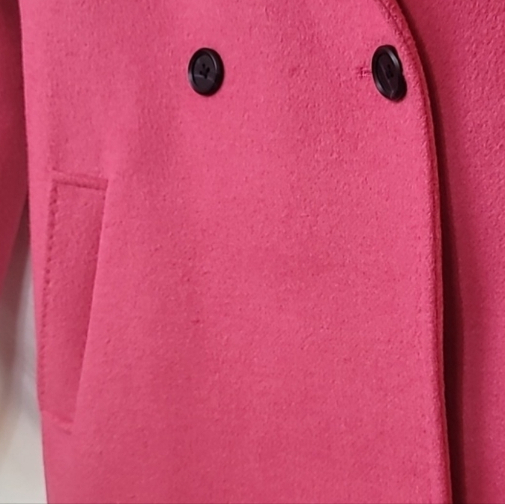 Rachel Zoe Pink Double Breasted Coat - Picture 10 of 10